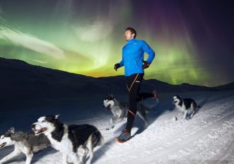 Asics Winter Running: le foto della corsa con i Siberian Husky a Tänndalen