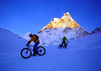 Snow downhill, in MTB sulle piste