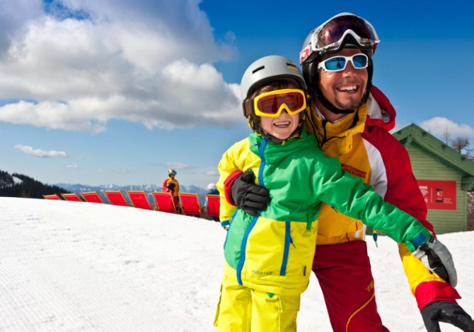 Carinzia Austria Piste Sci Bambini