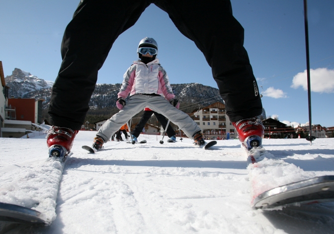 Val di Fassa piste sci bambini