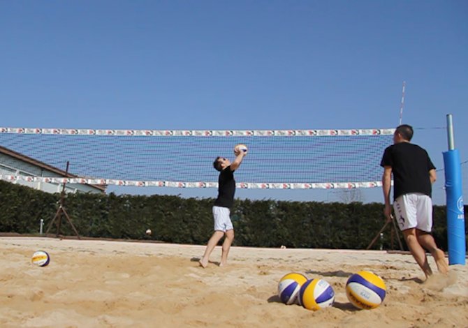 Beach volley: migliorare il palleggio