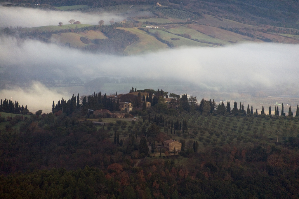 Lungo la costa della Toscana in bici