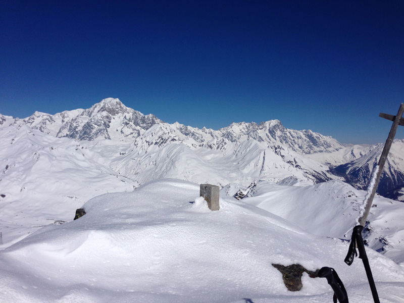 Scialpinismo a La Thuile sul Mont Valaisan