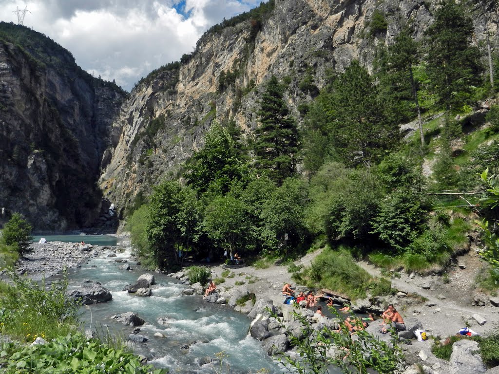 Terme all'aperto libere e gratis in Italia Vasca di Leonardo