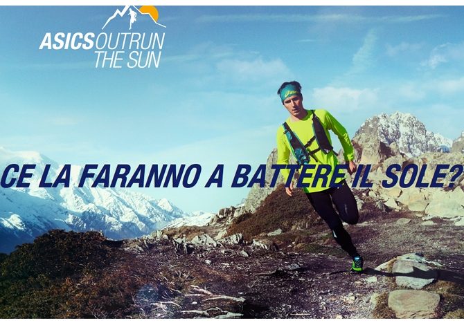 Outrun the sun asics monte bianco