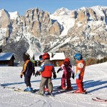 Trentino ski family