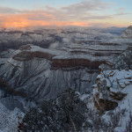 Il Grand Canyon innevato