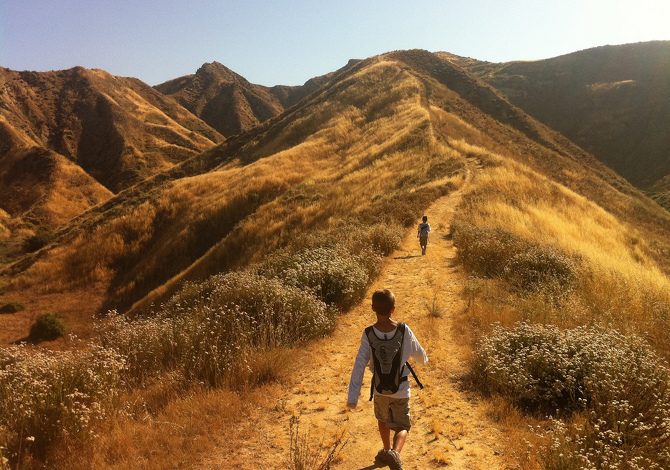 Bambini Trekking Passeggiate Montagna