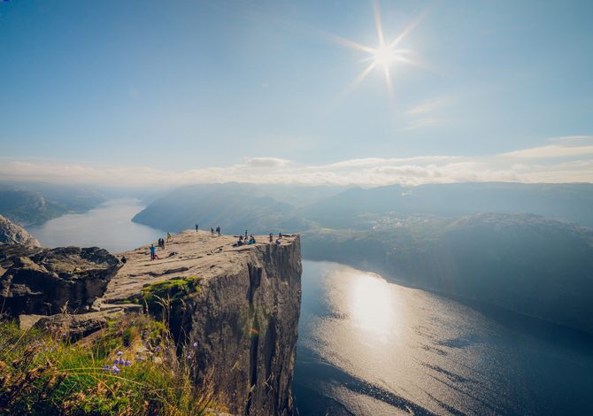 Preikestolen Lysefjord Norvegia