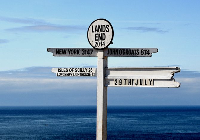 La Gran Bretagna in bici: da Land's End a John O'Groats