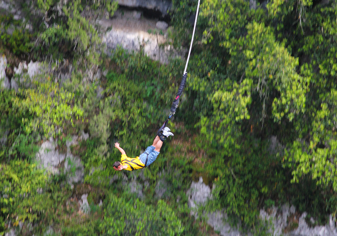 Bungee Gole Verdon Francia