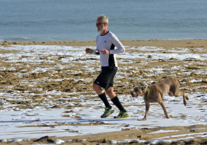 correre con il cane