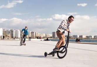 Halfbike II, il triciclo da città