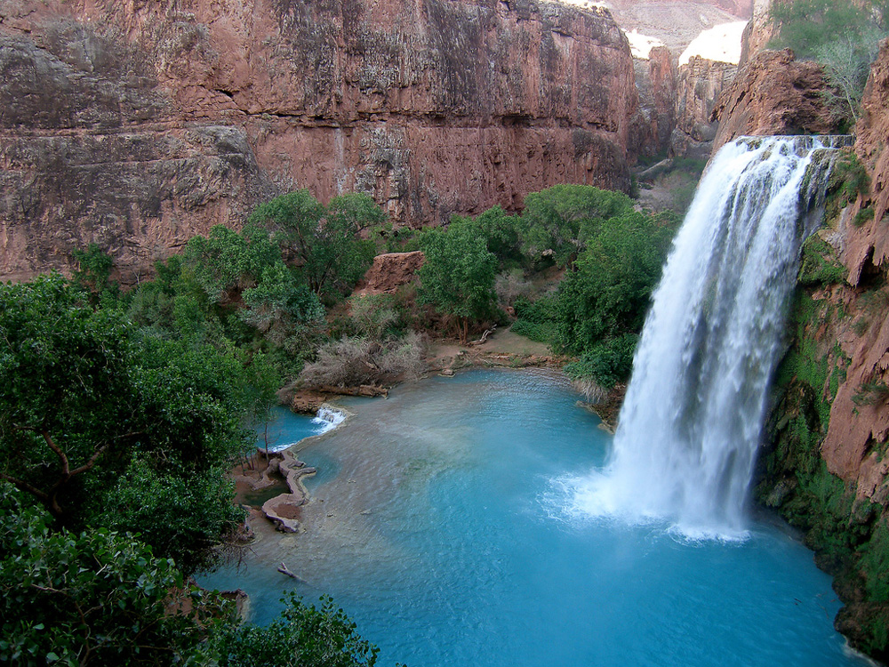 Cascate Havasu cascate più spettacolari al mondo