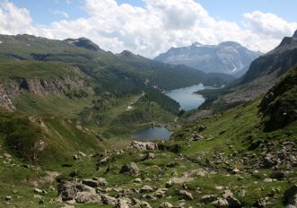 Alpe Devero Panorama sui laghi di Pianboglio e Codelago