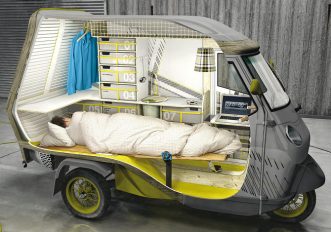 Bufalino, l’Ape Camper monoposto