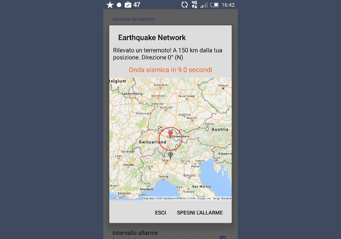Earthquake Network App