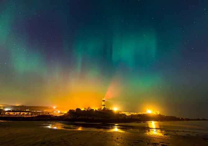 Luci nel cielo a Inishowen (Credits: wildatlanticway.com) 