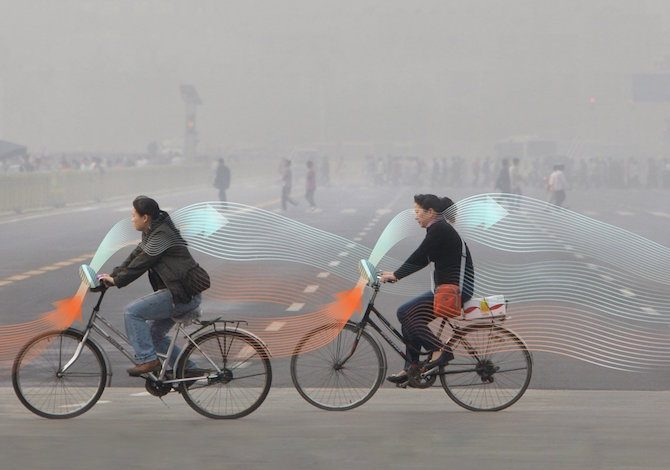 La Smog Free Bike di Dan Roosegaard in Cina