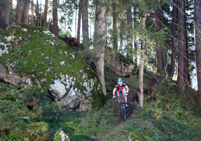 Mountainbiking in Disentis