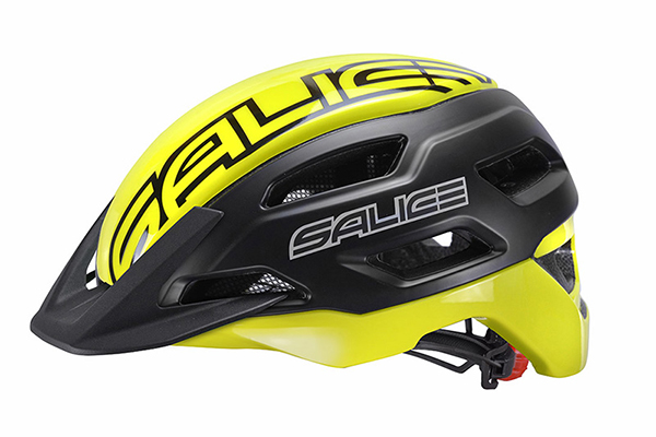 Casco MTB Salice Stelvio-nero-giallo