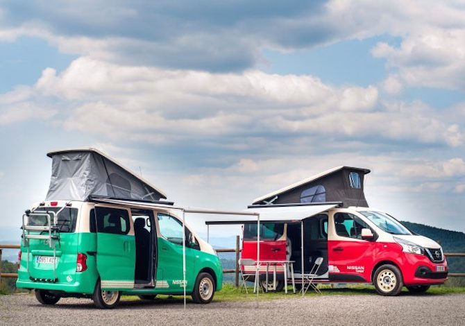 Nissan_Camper_Van_road