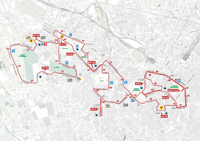 Percorso Maratona Milano 2019