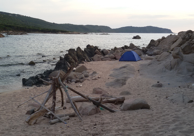 Corsica in kayak punta Castagna