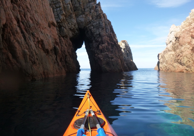 Corsica in kayak Capo Rosso