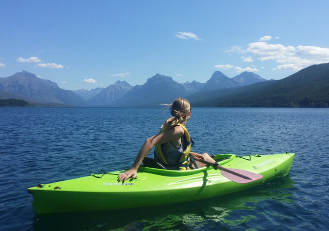 I migliori laghi per il kayak