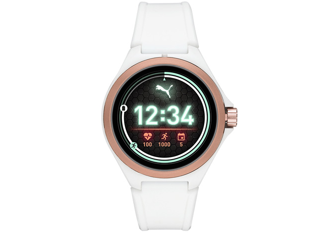 puma smartwatch white