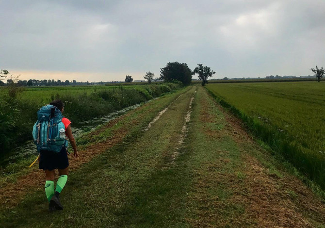 La mia Via Francigena a piedi: dal Gran San Bernardo in Svizzera all'Italia