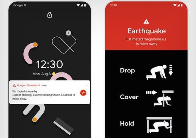 google-android-terremoto