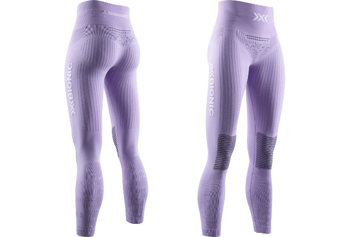 Fitness Pants Bright Lavender White post