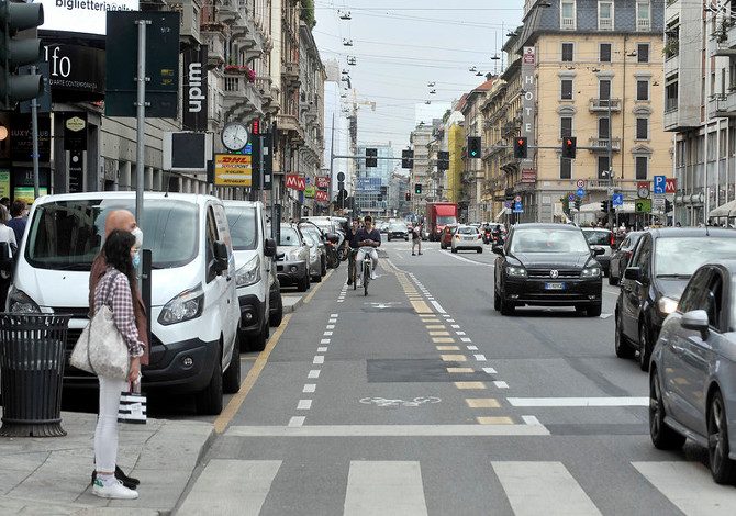 bike lane a milano