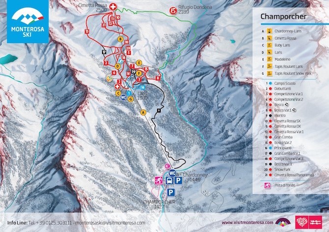 Champorcher-skimap