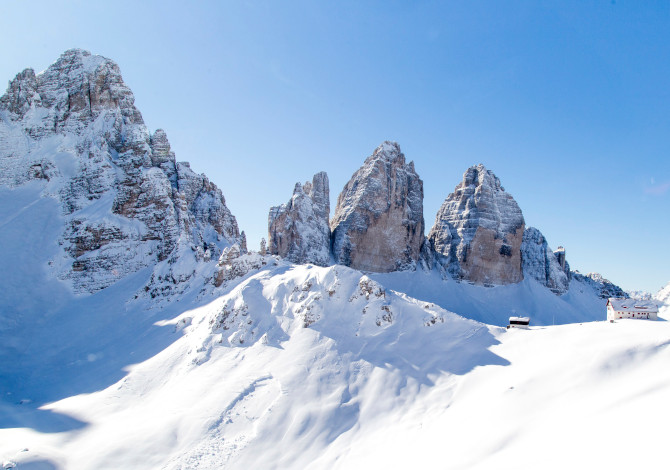 Inverno 2020 / 2021 in Alto Adige Tre Cime Lavaredo