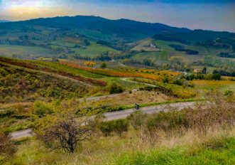 In bici sull'Appennino Romagnolo