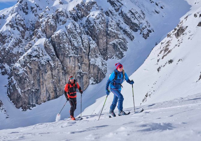 scialpinismo in zona gialla