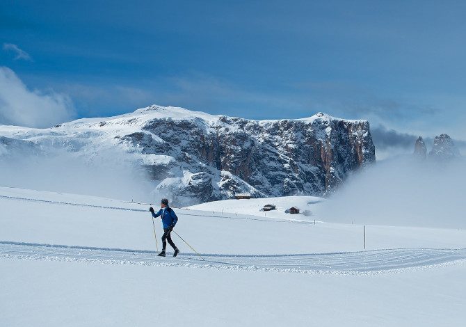 sci di fondo in zona gialla