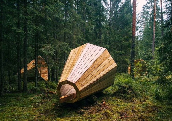 In Val di Pejo spuntano grandi megafoni in legno per ascoltare gli animali del bosco