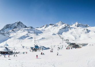 Sciare sul Ghiacciaio dello Stubai