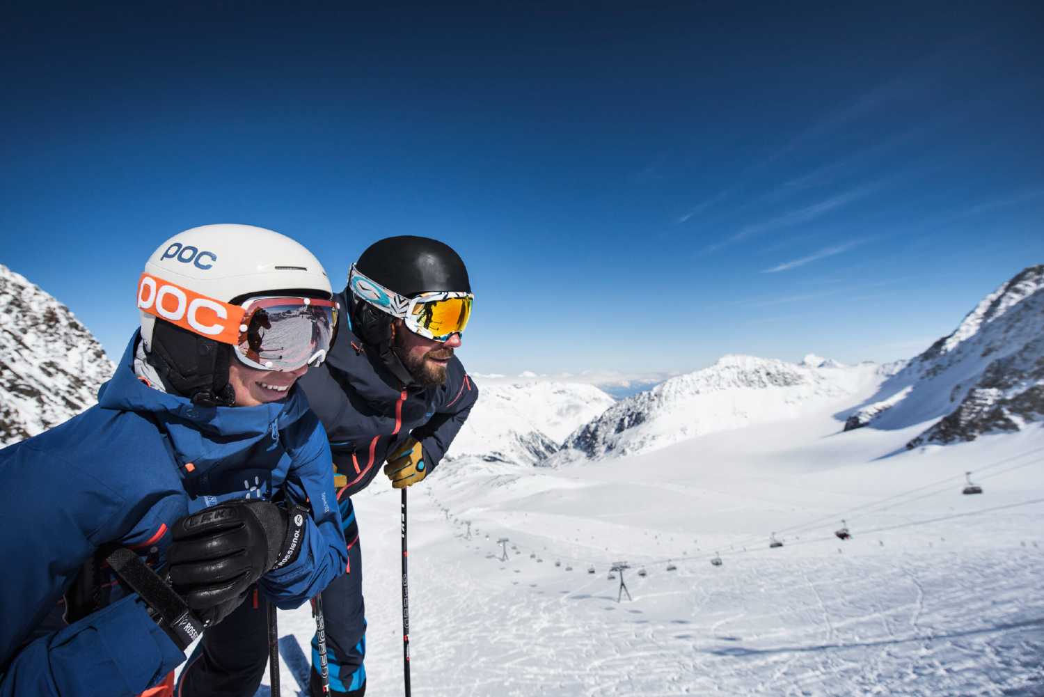 Sciare sul Ghiacciaio dello Stubai