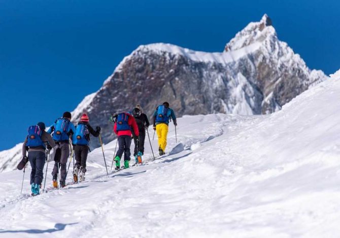 Scialpinismo a Cervinia