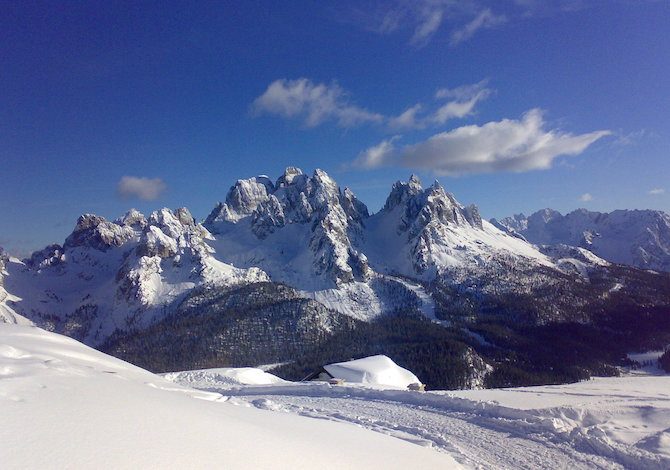 Cadini-Misurina-ciaspole