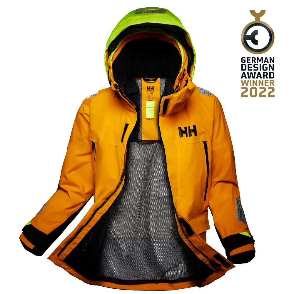 nuova Skagen Offshore Jacket di Helly Hansen in plastica riciclata Ocean Bound