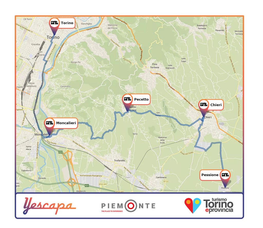 Itinerari in camper in Piemonte Torino