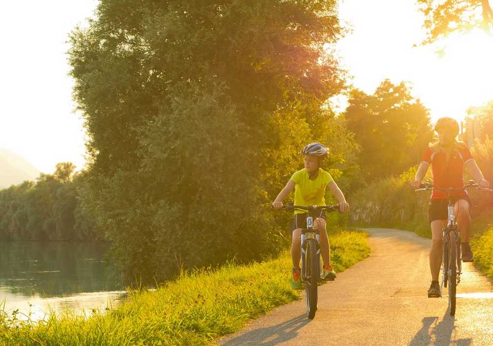 Percorsi per vacanze in bicicletta in famiglia