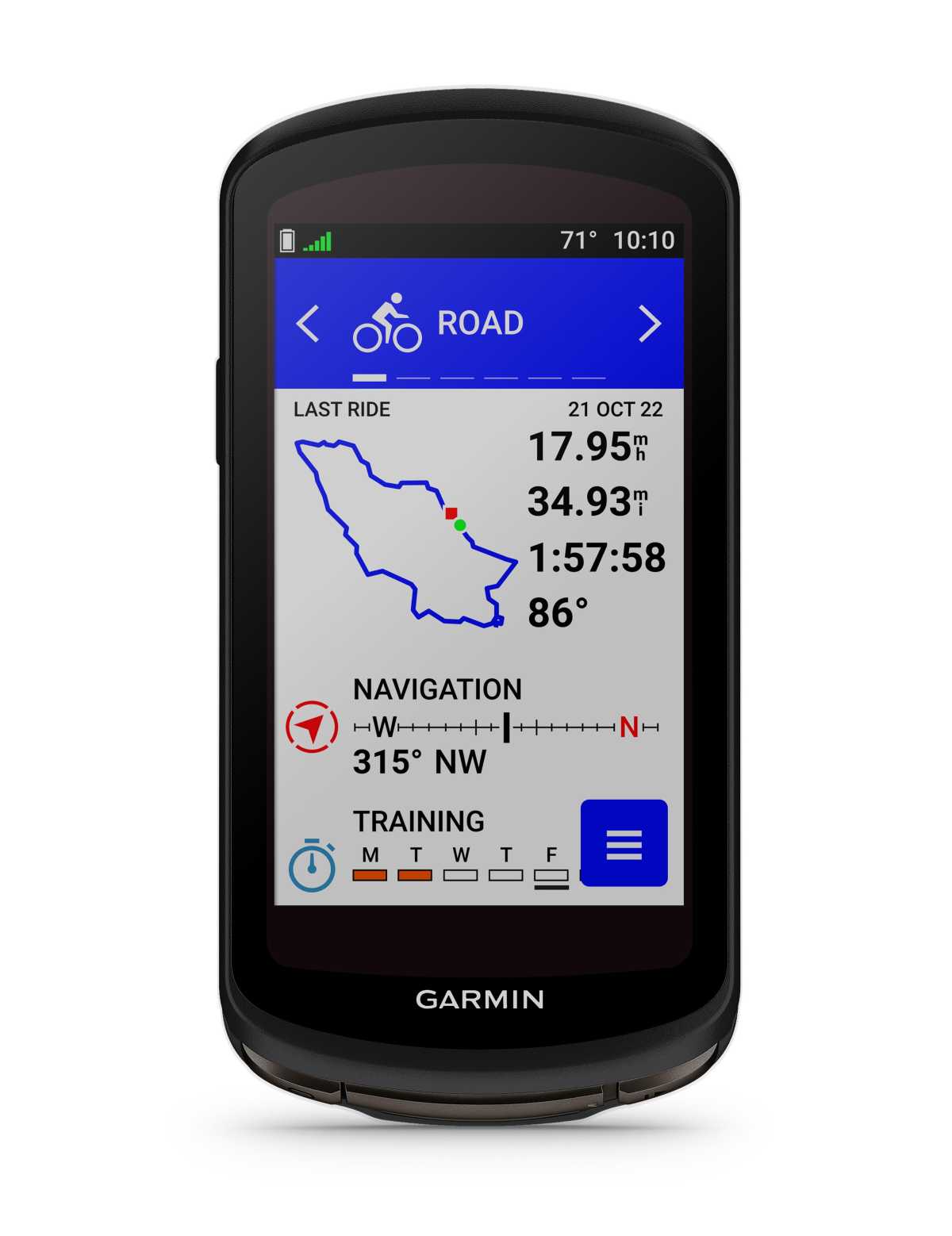 i ciclocomputer Garmin Edge 1040 hanno anche la ricarica solare