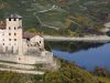 lago-di-santa-giustina-in-autunno-e-cstel-cles-foto-francescapadovan